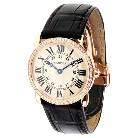 orologi pelle cartier|cartier orologi di donna.